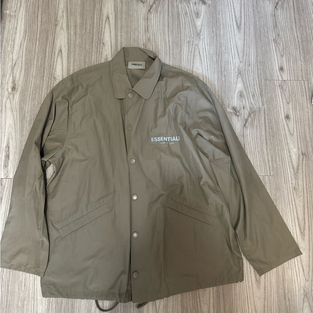 Essentials Men's Taupe Lightweight Jacket